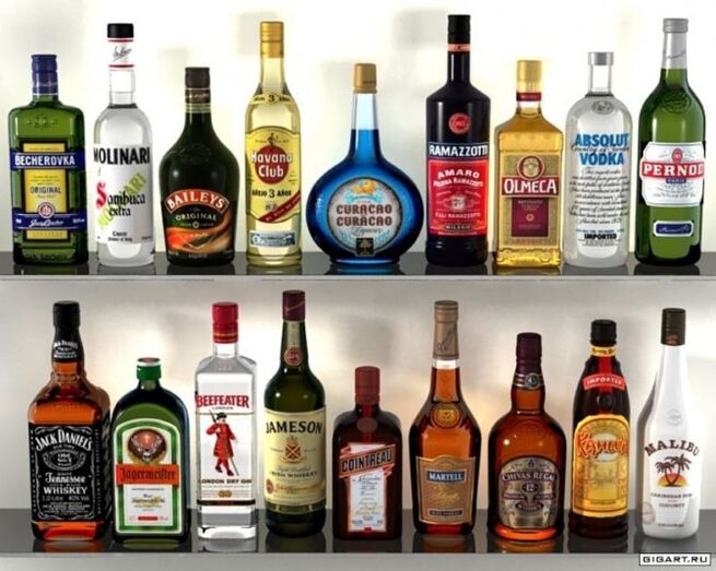 Edari alkoholiko kaltegarriena