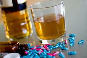 alkoholaren eta antibiotikoen erabilera